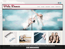 Tablet Screenshot of poledance-stuttgart.de